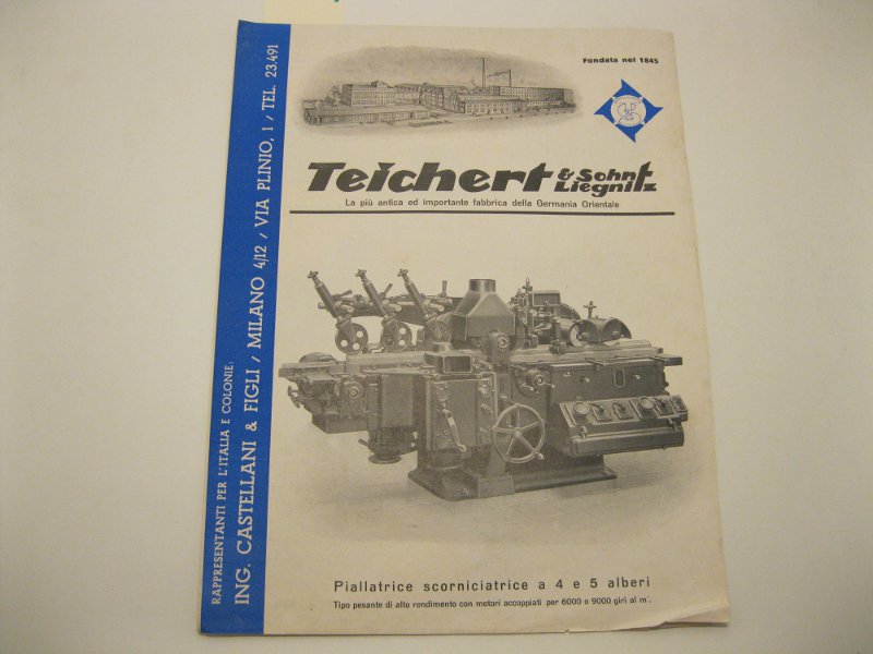 Teichert & Sohnt Liegnitz la più antica ed importante fabbrica della Germania orientale